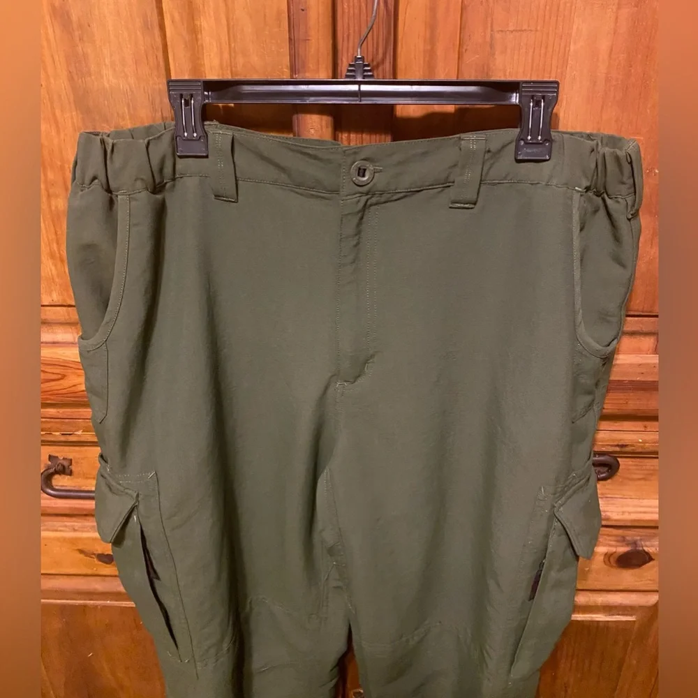 Rail Riders Pants Adult XL Army Green Nylon Lightweight Hiking Mens pants
